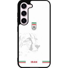 Coque Samsung Galaxy S23 FE - Silicone rigide noir Maillot de football Iran 2026 personnalisable