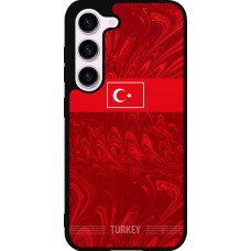 Coque Samsung Galaxy S23 FE - Silicone rigide noir Maillot de football Turquie 2026 personnalisable