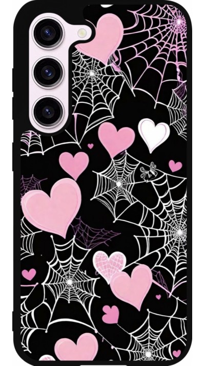 Coque Samsung Galaxy S23 FE - Silicone rigide noir Halloween 2024 girly Coque Samsung Galaxy S23 FE - Silicone rigide noir Halloween 2024 girly