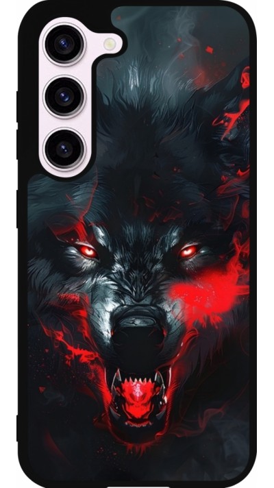 Coque Samsung Galaxy S23 FE - Silicone rigide noir Halloween 2024 mad werewolf Coque Samsung Galaxy S23 FE - Silicone rigide noir Halloween 2024 mad werewolf