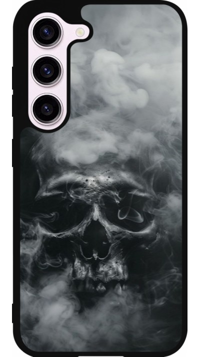 Coque Samsung Galaxy S23 FE - Silicone rigide noir Halloween 2024 smoky skull Coque Samsung Galaxy S23 FE - Silicone rigide noir Halloween 2024 smoky skull