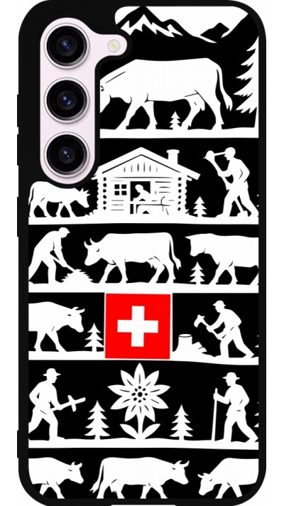 Samsung Galaxy S23 FE Case Hülle - Silikon schwarz Poya Schweiz 1 schwarz
