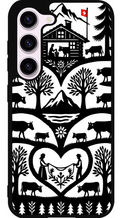 Samsung Galaxy S23 FE Case Hülle - Silikon schwarz Poya Schweiz 2