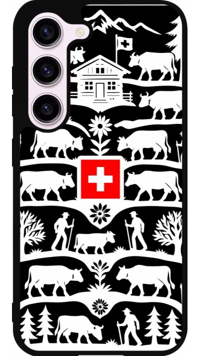 Samsung Galaxy S23 FE Case Hülle - Silikon schwarz Poya Schweiz 3 schwarz