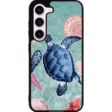 Coque Samsung Galaxy S23 FE - Silicone rigide noir Preppy Turtle