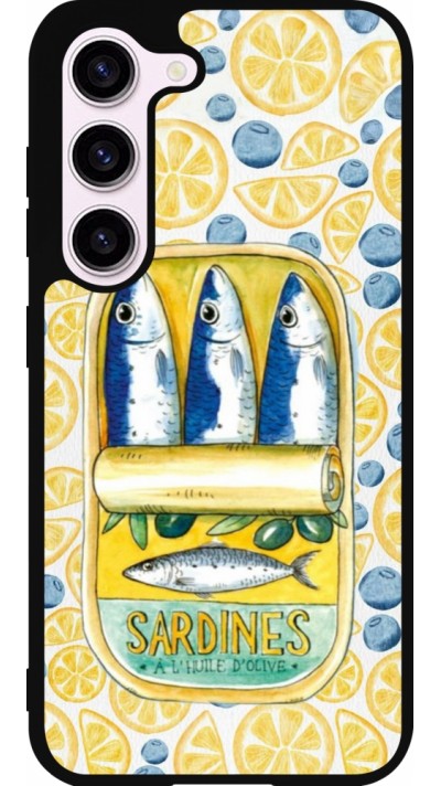 Coque Samsung Galaxy S23 FE - Silicone rigide noir Sardines in oil 2026
