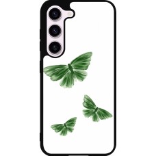 Coque Samsung Galaxy S23 FE - Silicone rigide noir Butterflies 2026