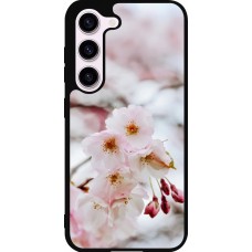 Coque Samsung Galaxy S23 FE - Silicone rigide noir Cherry tree 2026