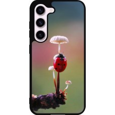 Coque Samsung Galaxy S23 FE - Silicone rigide noir Ladybird on a mushroom 2026