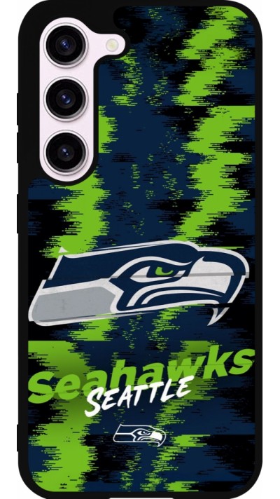 Coque Samsung Galaxy S23 FE - Silicone rigide noir Super Bowl 26 Seattle 2