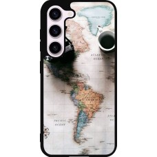 Samsung Galaxy S23 FE Case Hülle - Silikon schwarz Travel 01