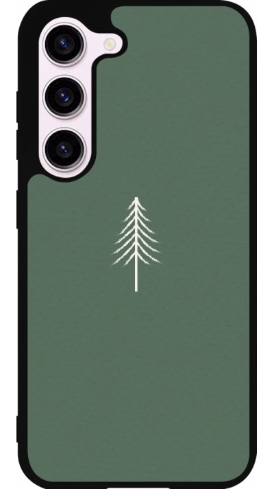 Coque Samsung Galaxy S23 FE - Silicone rigide noir Christmas 22 minimalist tree Coque Samsung Galaxy S23 FE - Silicone rigide noir Christmas 22 minimalist tree