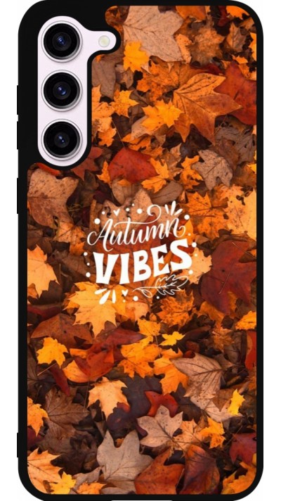 Coque Samsung Galaxy S23+ - Silicone rigide noir Autumn 25 Autumn vibes