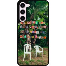 Coque Samsung Galaxy S23+ - Silicone rigide noir Chairs DTMF
