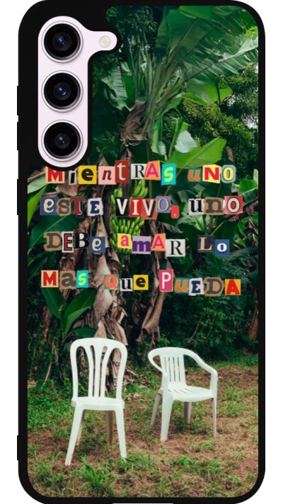 Coque Samsung Galaxy S23+ - Silicone rigide noir Chairs DTMF