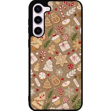 Coque Samsung Galaxy S23+ - Silicone rigide noir Christmas 25 Pattern Ginger Cookie