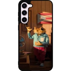 Coque Samsung Galaxy S23+ - Silicone rigide noir Dancing frog DTMF