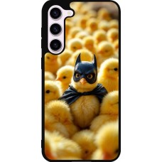 Coque Samsung Galaxy S23+ - Silicone rigide noir Easter 2026 Chicken Batman
