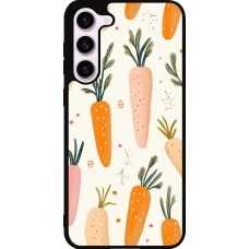 Coque Samsung Galaxy S23+ - Silicone rigide noir Easter 2026 Illustration carrots