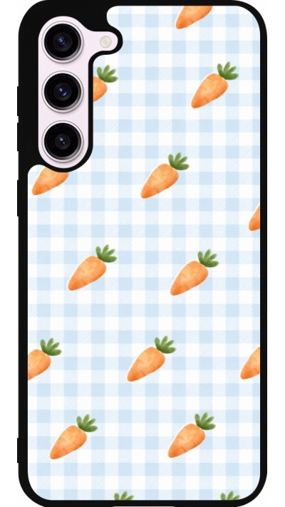 Coque Samsung Galaxy S23+ - Silicone rigide noir Easter 2026 Pattern carrots