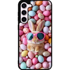 Coque Samsung Galaxy S23+ - Silicone rigide noir Easter 2026 Rabbit fun