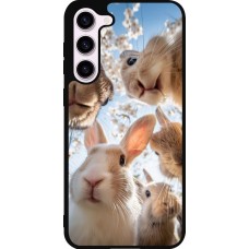 Coque Samsung Galaxy S23+ - Silicone rigide noir Easter 2026 Rabbits