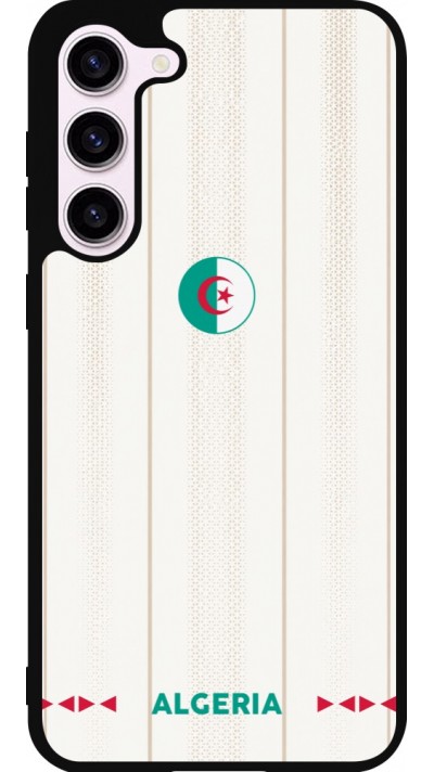 Coque Samsung Galaxy S23+ - Silicone rigide noir Maillot de football Algérie 2026 personnalisable