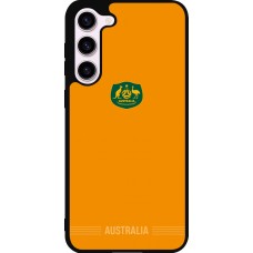 Coque Samsung Galaxy S23+ - Silicone rigide noir Maillot de football Australie 2026 personnalisable