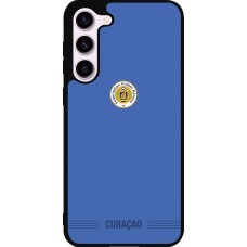 Coque Samsung Galaxy S23+ - Silicone rigide noir Maillot de football Curaçao 2026 personnalisable