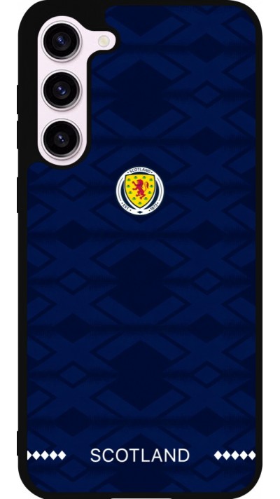 Coque Samsung Galaxy S23+ - Silicone rigide noir Maillot de football Ecosse 2026 personnalisable