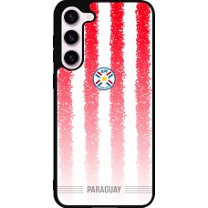 Coque Samsung Galaxy S23+ - Silicone rigide noir Maillot de football Paraguay 2026 personnalisable