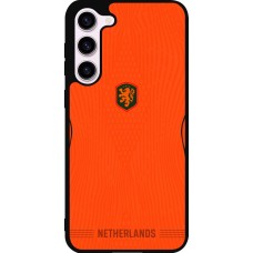 Coque Samsung Galaxy S23+ - Silicone rigide noir Maillot de football Pays-Bas 2026 personnalisable