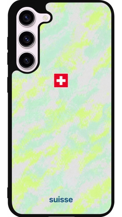 Coque Samsung Galaxy S23+ - Silicone rigide noir Maillot de football Suisse Away 2026 personnalisable