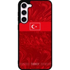 Coque Samsung Galaxy S23+ - Silicone rigide noir Maillot de football Turquie 2026 personnalisable