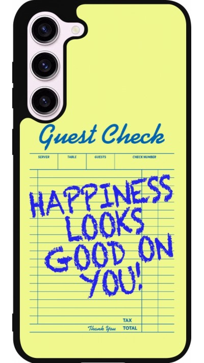 Coque Samsung Galaxy S23+ - Silicone rigide noir Guest check 2026