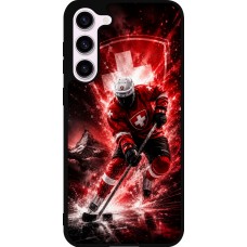 Coque Samsung Galaxy S23+ - Silicone rigide noir Hockey World Championship Player