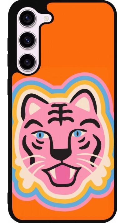 Coque Samsung Galaxy S23+ - Silicone rigide noir Lion colors 2026
