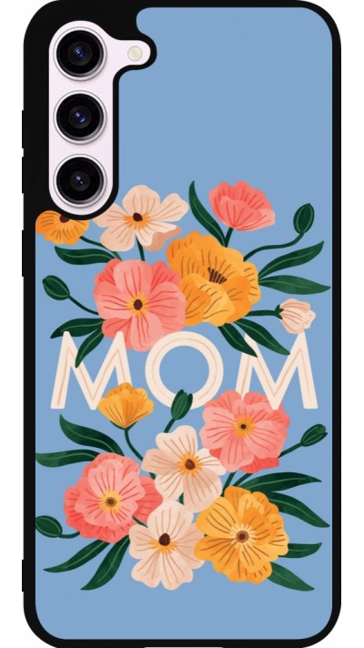 Samsung Galaxy S23+ Case Hülle - Silikon schwarz Mom 2026 Flowers
