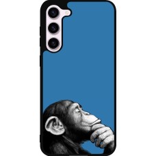 Coque Samsung Galaxy S23+ - Silicone rigide noir Monkey Pop Art