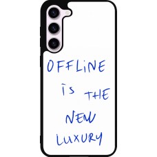 Coque Samsung Galaxy S23+ - Silicone rigide noir Offline is the new luxury