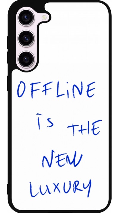 Samsung Galaxy S23+ Case Hülle - Silikon schwarz Offline is the new luxury