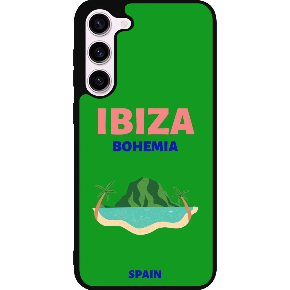 Coque Samsung Galaxy S23+ - Silicone rigide noir Pop Summer Destination Ibiza