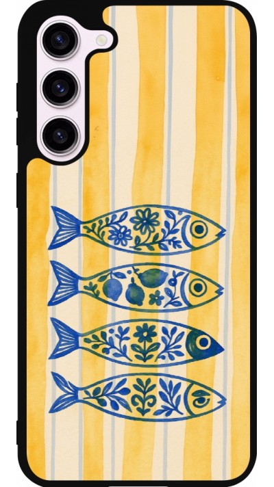 Coque Samsung Galaxy S23+ - Silicone rigide noir Portuguese fish 2026