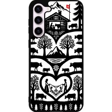 Coque Samsung Galaxy S23+ - Silicone rigide noir Poya Suisse 2