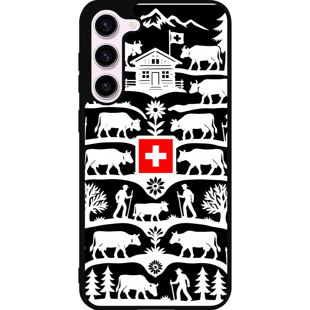 Samsung Galaxy S23+ Case Hülle - Silikon schwarz Poya Schweiz 3 schwarz