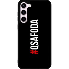 Coque Samsung Galaxy S23+ - Silicone rigide noir Qsafoda 1