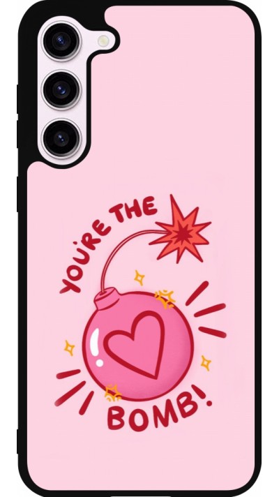Coque Samsung Galaxy S23+ - Silicone rigide noir Saint Valentines Day 26 You are the bomb