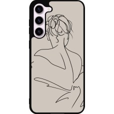 Coque Samsung Galaxy S23+ - Silicone rigide noir Salnikova 05