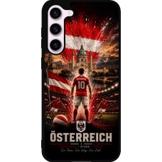 Coque Samsung Galaxy S23+ - Silicone rigide noir Football Autriche splash 2026