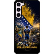 Coque Samsung Galaxy S23+ - Silicone rigide noir Football Bosnie-Herzégovine splash 2026